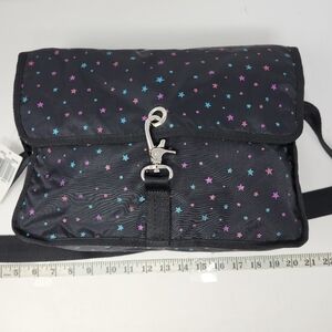 Lesportsac Black Bag with Colorful Star Pattern